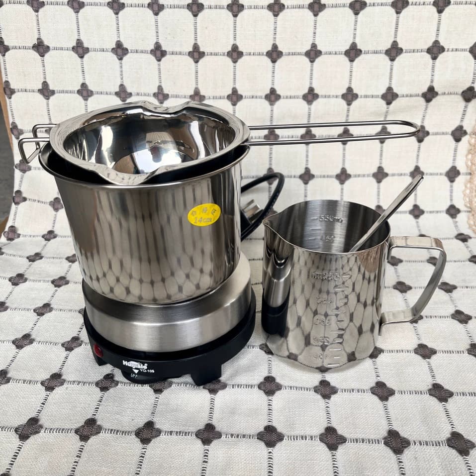 Wax melting pot, electromagnetic heating stove, multi-functional handmade candle heater, handmade utensil coffee heater