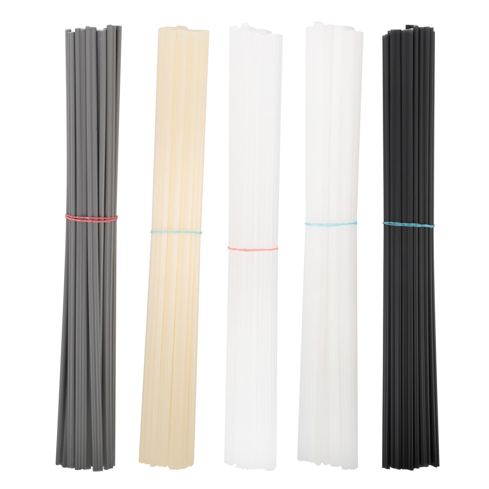 PVC ABS PP PE flat double-strand plastic welding rod, colors, lengths, specifications, materials, bumper repair machine