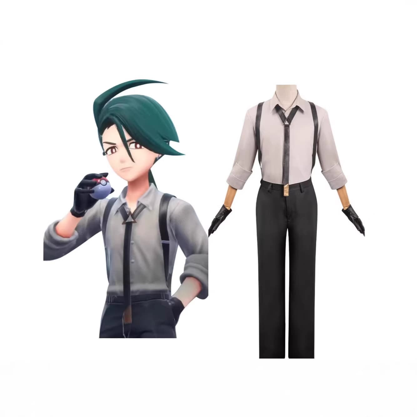 Game Pokémon Zhuzi Xinli Cosplay Clothing Men's Uniform Daily Cos Clothing