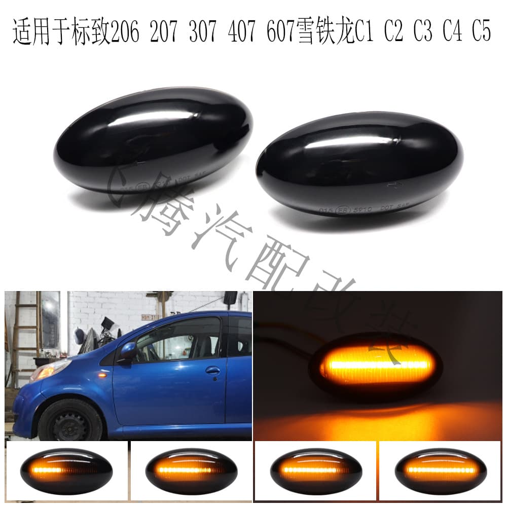Compatible with Citroen C1 - C5, Peugeot 206 207 307 607 Fender Side Light