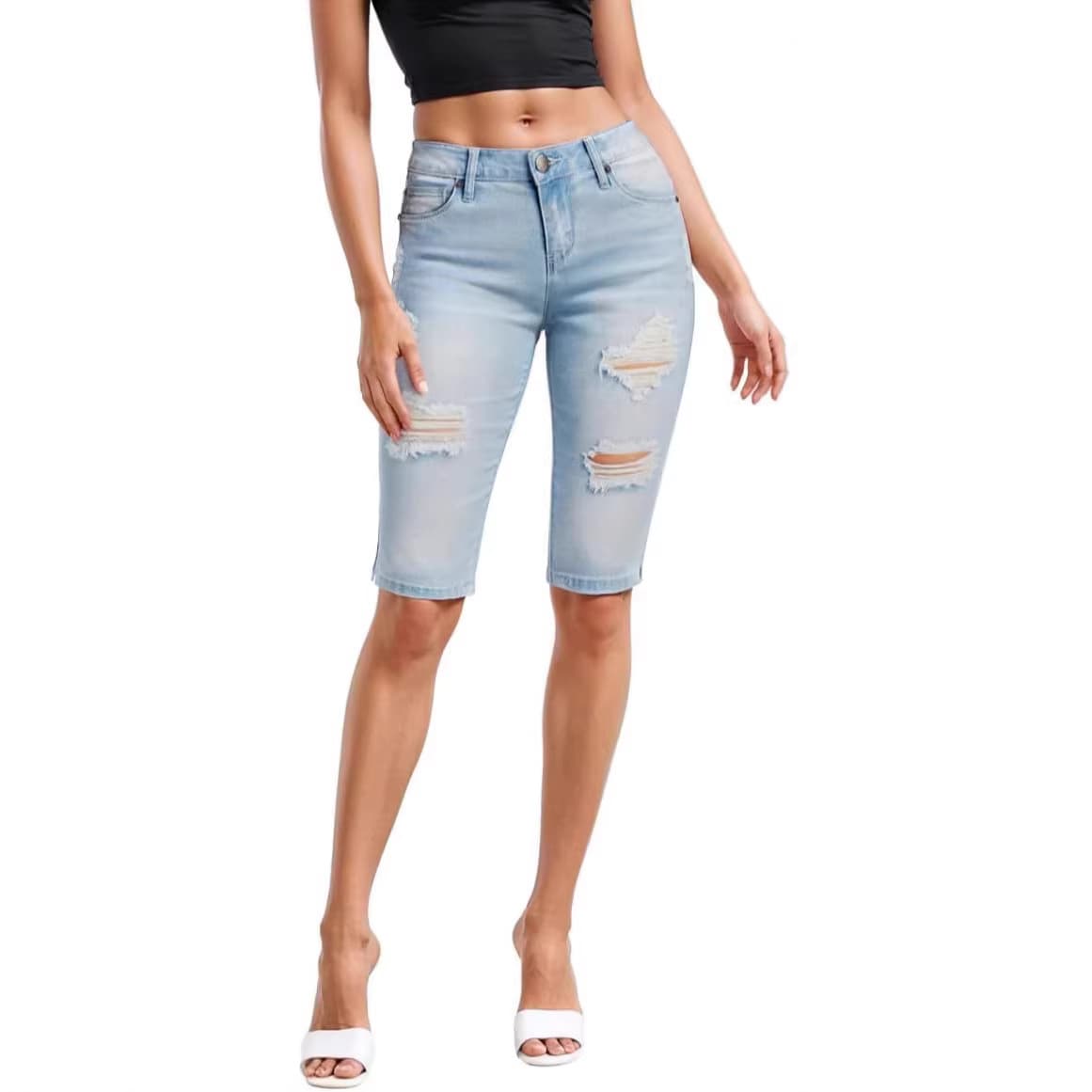 European and American 2025 new products Amazon cross-border foreign trade summer casual slimming jeans for women slim-fitting butt-lifting trousers for women