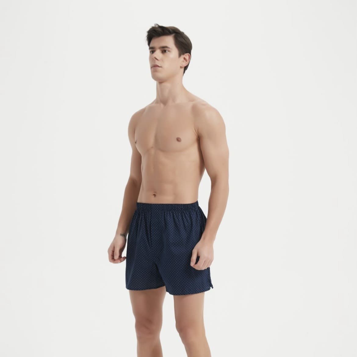 European Men's Boxer Briefs Loose Cotton Underwear Plus Size Summer Youth Sports Home Pants