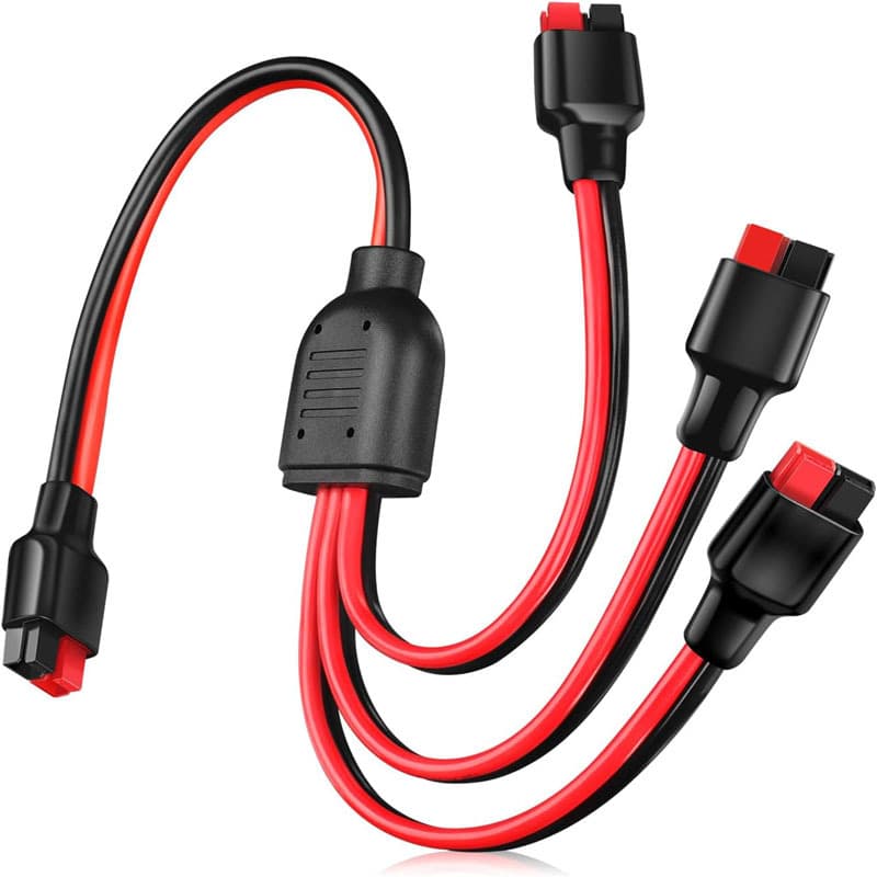 45A Anderson Y-Splitter Cable, Anderson Y-Type Splitter Cable for Solar Panel Connector