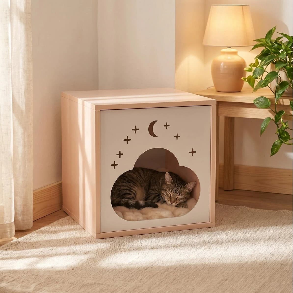 wooden pet house wooden pet house new cat house dog house COLORFUL Cat Dog Hut