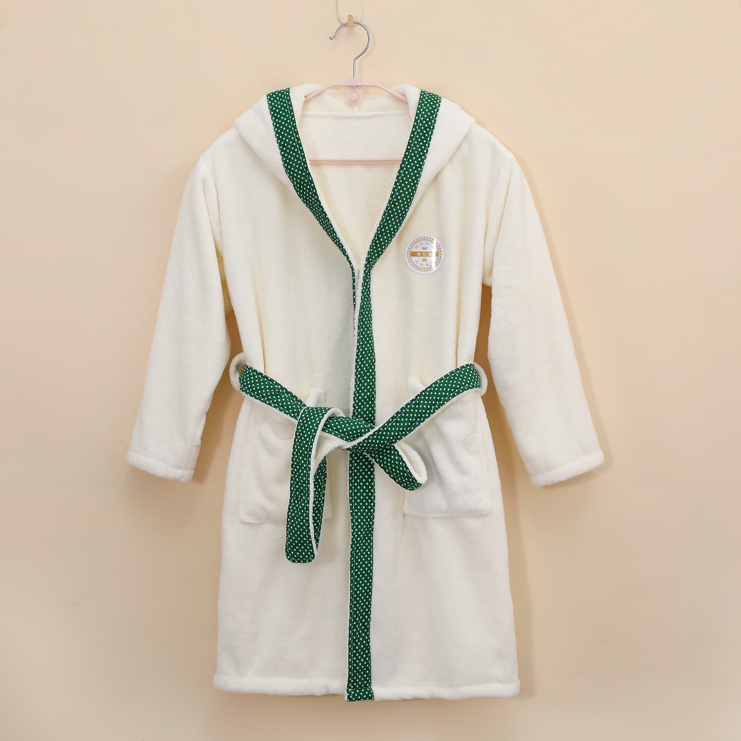 Quick-Dry Kids Hooded Bathrobe, Winter Thick Thermal Sleepwear for Boys and Girls, Baby Bathrobe