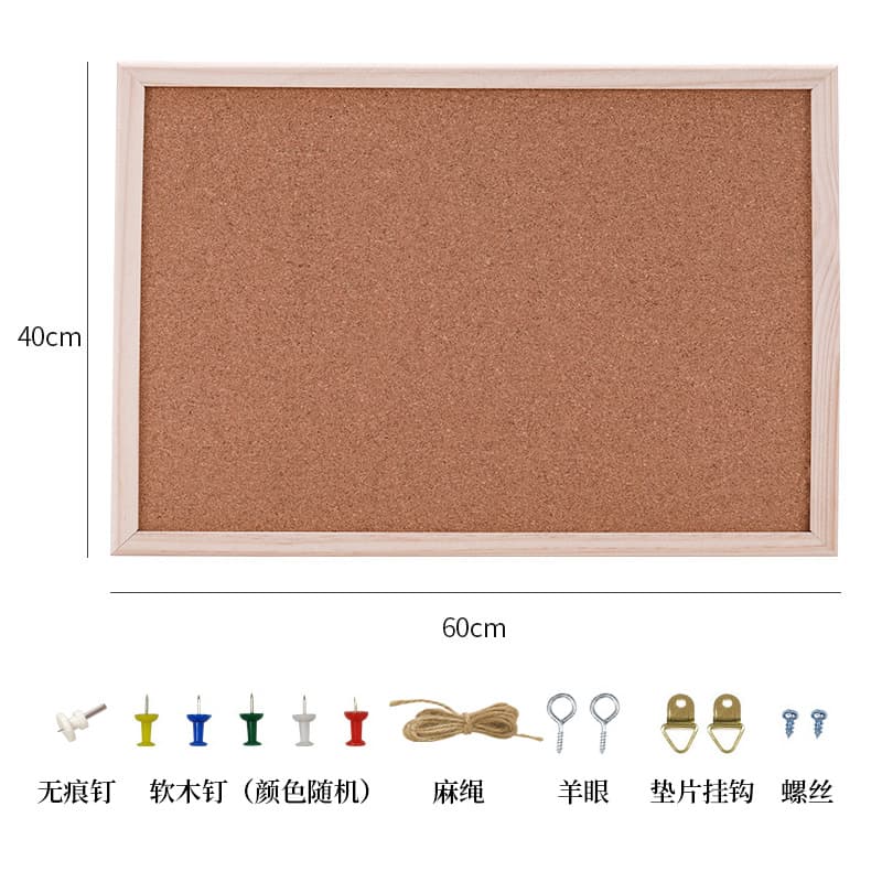1008 Wholesale Cork Board for Office, Home, Children's Teaching, Dormitory Desktop Mobile Student Hanging Photo Display Board