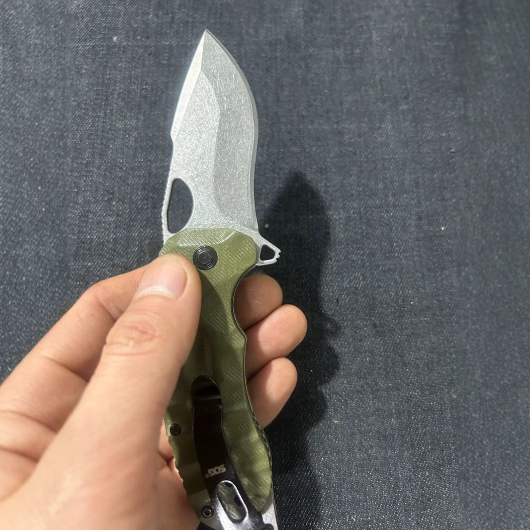 Cross-border Hot Selling SOG Folding Knife G10 Handle Outdoor Portable Camping Pocket Knife Tactical Survival Knife
