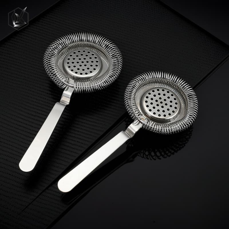 430 stainless steel ice strainer, Hawthorne filter sieve, ice separator for cocktails