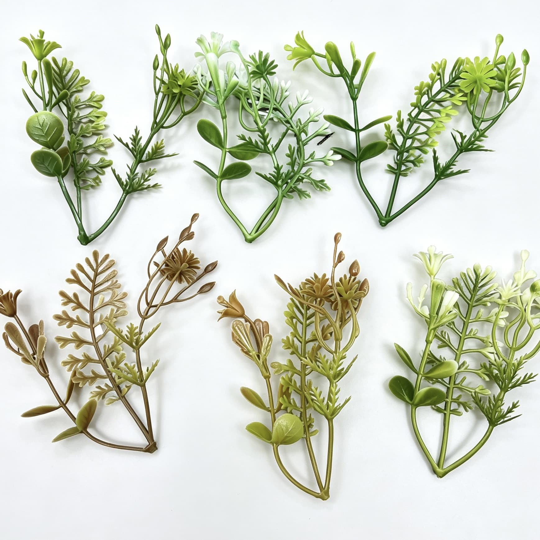 Simulated plant forest ornaments, four-season color plastic material, water plant accessories, handmade corsage, wedding Christmas