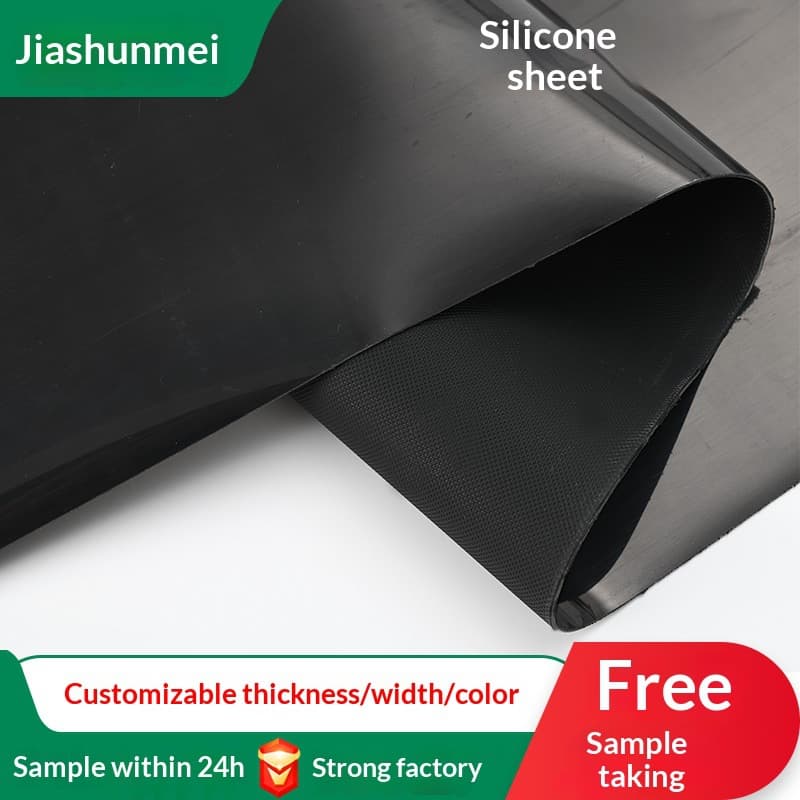Black Conductive Silicone Roll, Cuttable Shock Pad for Solar PV