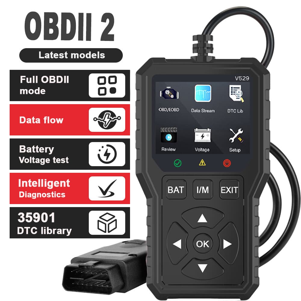 Car OBD2 Scanner Diagnostic Tool for Reading Car Code Reader and Engine Fault Scanner