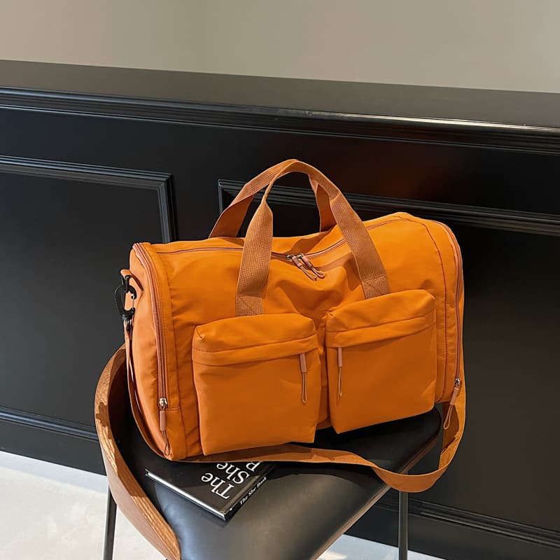 Thickened Foldable Storage Travel Bag Multi-Pocket Wet and Dry Separation Sports Gym Bag Large Capacity Maternity Hospital Bag