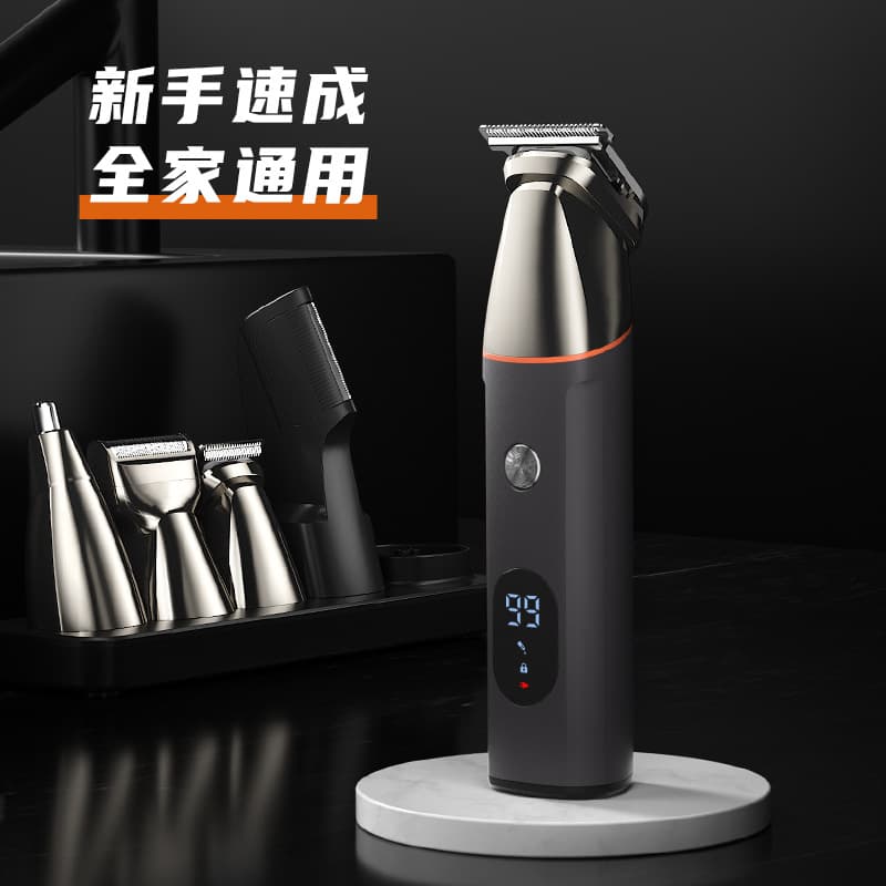 Russian Electric Hair Clipper for Home Use, Professional Barber Trimmer, Multifunctional Men's Shaver