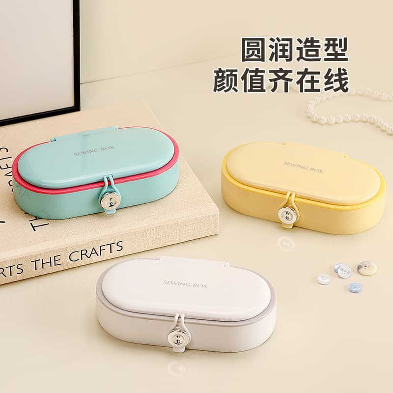 Patent Dopamine New Magnetic Suction Sewing Kit High-Quality Household & Dormitory Mending Set Storage Box