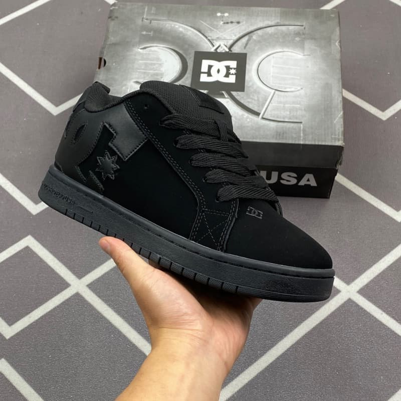 Cross-border DC Shoes Skate Shoes for Men and Women, European and American Style, Large Size Casual Sports Shoes, Wide Fit Cowhide Commuter Trendy Shoes