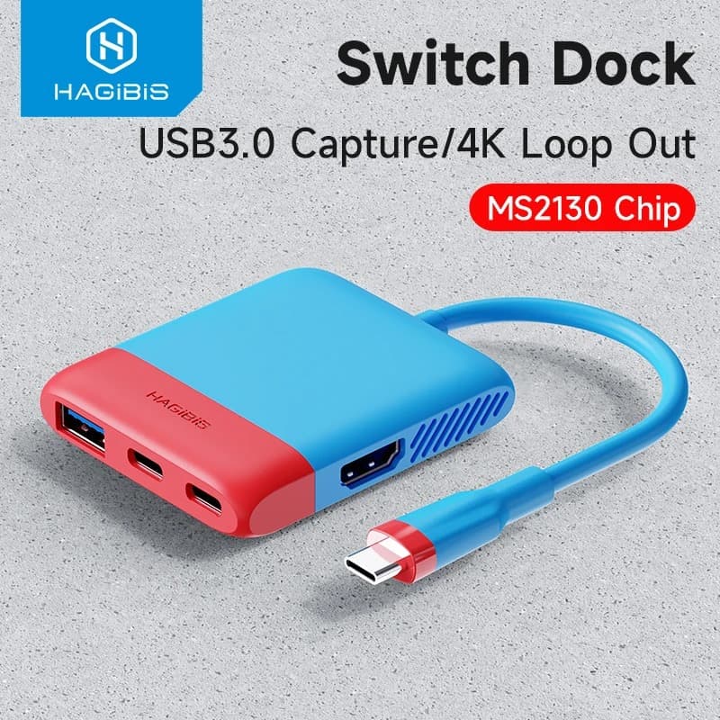 Hagibis Switch Video Capture Card Portable TV Dock Switch/OL