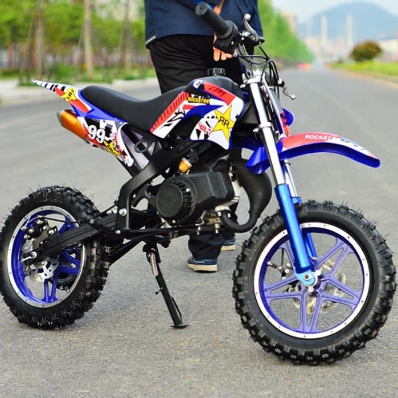 Mini Snowmobile Two-Stroke Off-Road Vehicle 49CC Kids Mountain Motorcycle Small All-Terrain Beach Racing Car