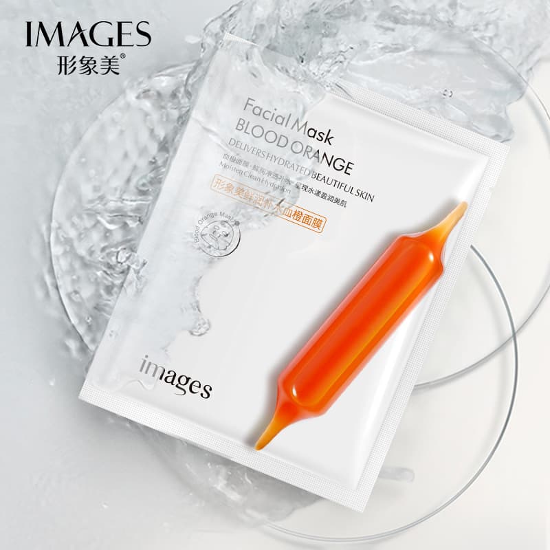 Image Beauty Fresh Hydrating Blood Orange Mask Nourishing Skin Moisturizing Mask Blood Orange Essence Skincare Wholesale