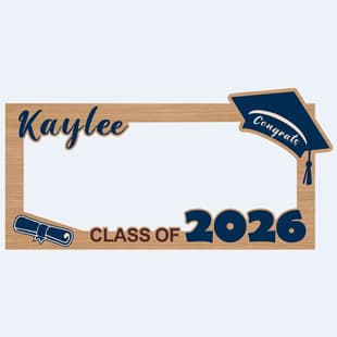 USA Money Clip Graduation 2026 Money Holder Wooden Cash Gift Box Graduation Gift Cross-border
