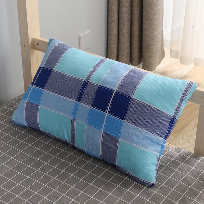 [Enjoy] Random Pattern Pillow Core + Pillowcase Pillow Set for Students and Home Use, Soft, 40*60Cm/Each