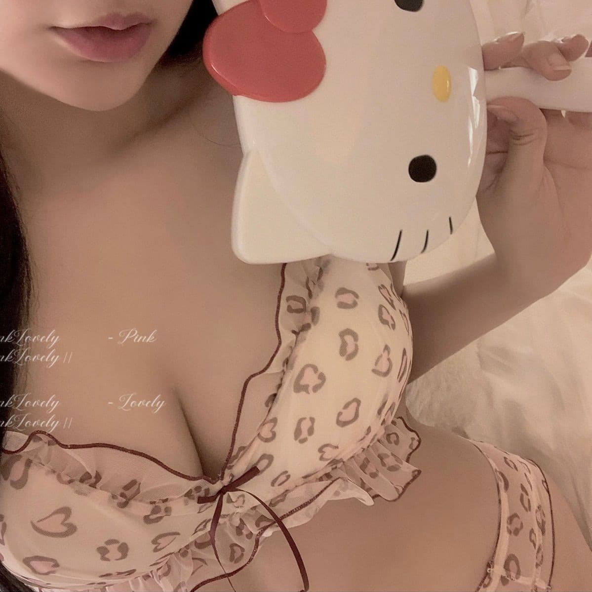 Japanese-style cute leopard print bra set with underwire, sexy pure desire style, comfortable and breathable for summer, suitable for young women