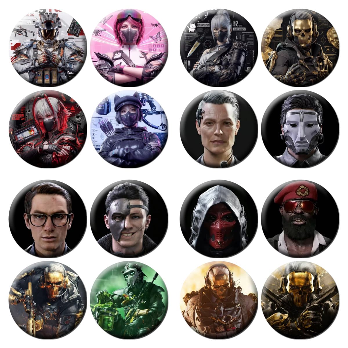 Delta Cross-border Exclusive 58mm Cartoon Anime Badge Cross-border Small Commodity Cartoon Anime Pin