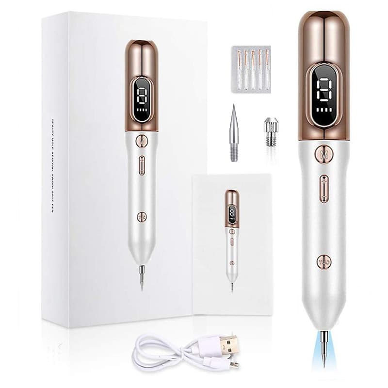 Cross-border Hot-selling Beauty Pen, Blue Light Electric Small White Pen with Metal Body for Beauty Salons