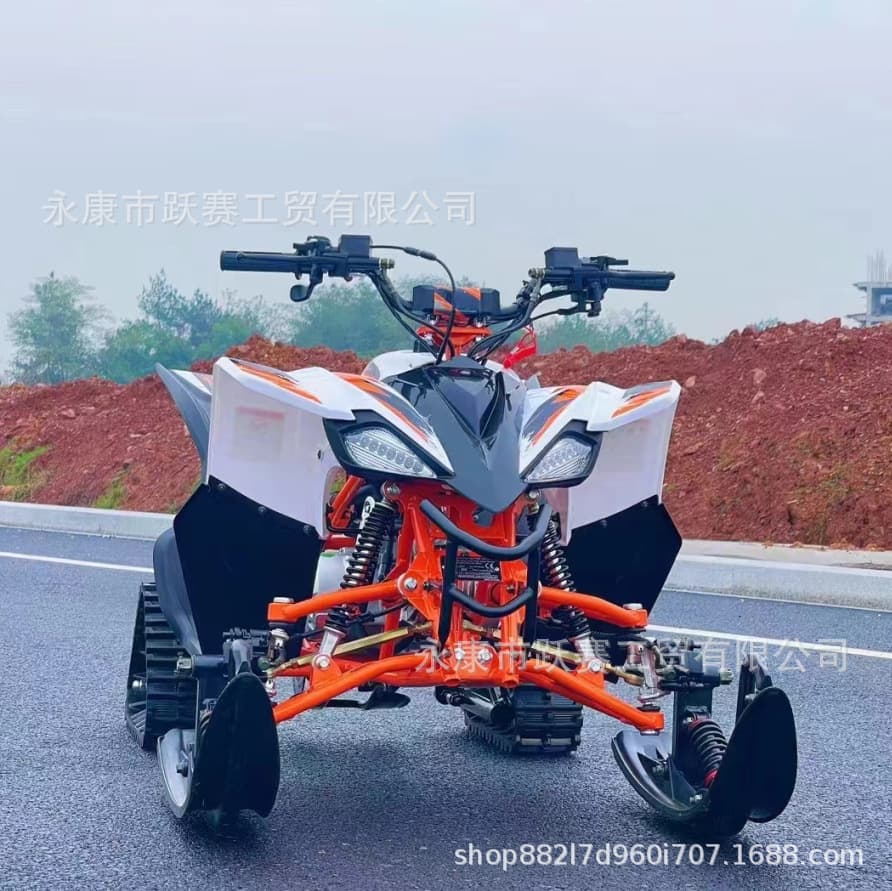 Factory Supply Snowmobile ATV Beach Buggy Kids Snowmobile Ski Vehicle for Ski Resort Projects