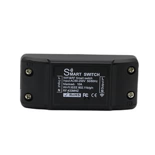 433 Black/White Single Channel On/Off Switch 100-245V Mini Dual Control Tuya WiFi Smart Lighting Remote Switch