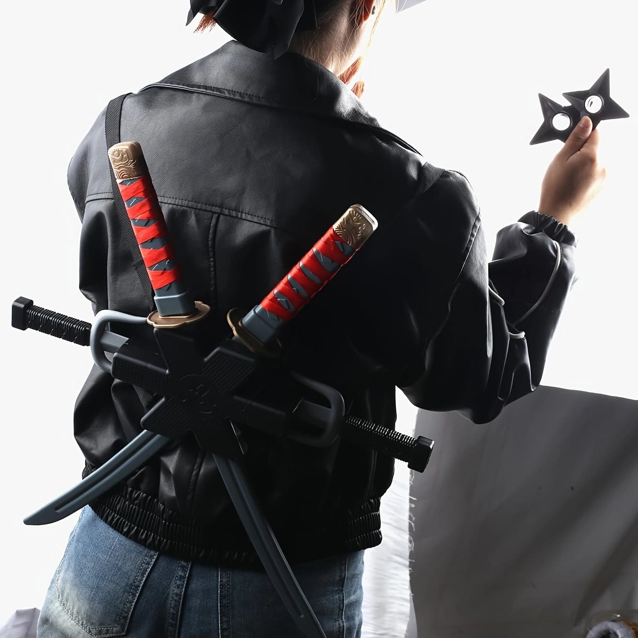 Ninja Weapon Knife Three-Pronged Dart Prank Toy Prop Retractable Fake Knife Stage Performance Boy Prank Prank