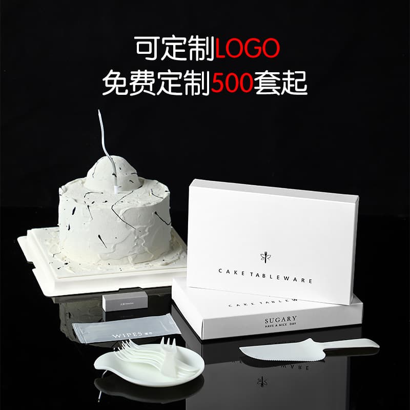New Cake Cutlery Set, Whole Box, Plastic Disposable Cutlery, Birthday Cutlery, Party Essentials