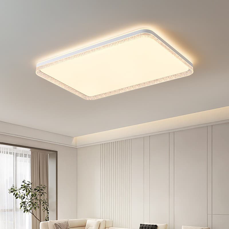 New 2025 LED Ceiling Light, Modern Minimalist Rectangular Eye-Protective Living Room Light, Zhongshan Lighting
