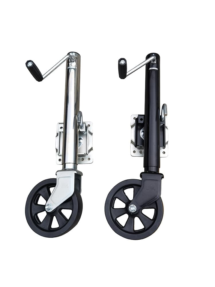 Manufacturer American Style Load Capacity 1500 lbs 8-Inch Trailer Guide Wheel RV Yacht Jack Hand-Operated Stand