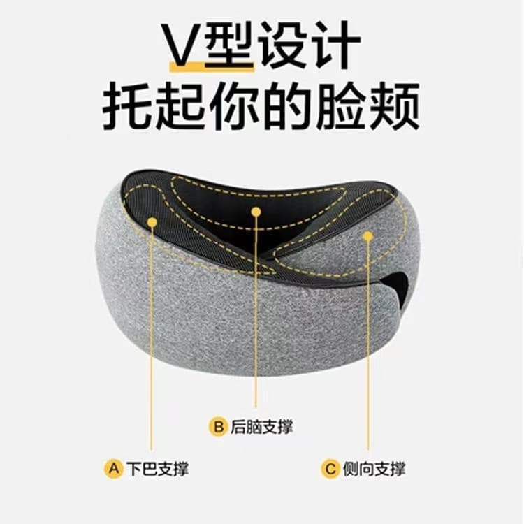 Cross-Border Snail U-Shaped Pillow Wholesale New Office Travel Business Trip Stowable Memory Foam Neck Pillow Cervical Spine Pillow