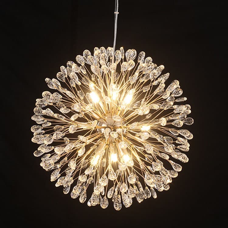 Light luxury crystal chandelier living room lamp 2025 new lamp master bedroom lamp internet celebrity Dandelion clothing store chandelier