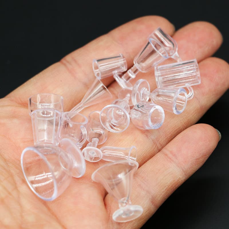 Dollhouse Miniature Food Toy Beer Mug Empty Cup Water Cup Mini Model BJD Life Accessory