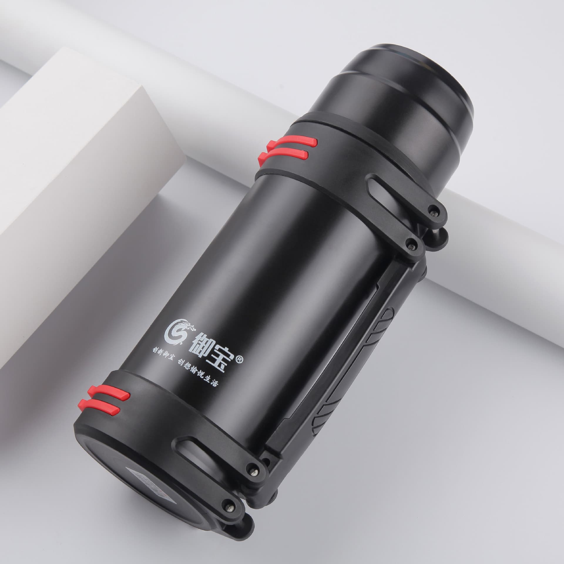 Large Capacity 304 Stainless Steel Vacuum Outdoor Insulated Cup Hiking Water Bottle with Handle Double Layer Travel Flask Logo Printing