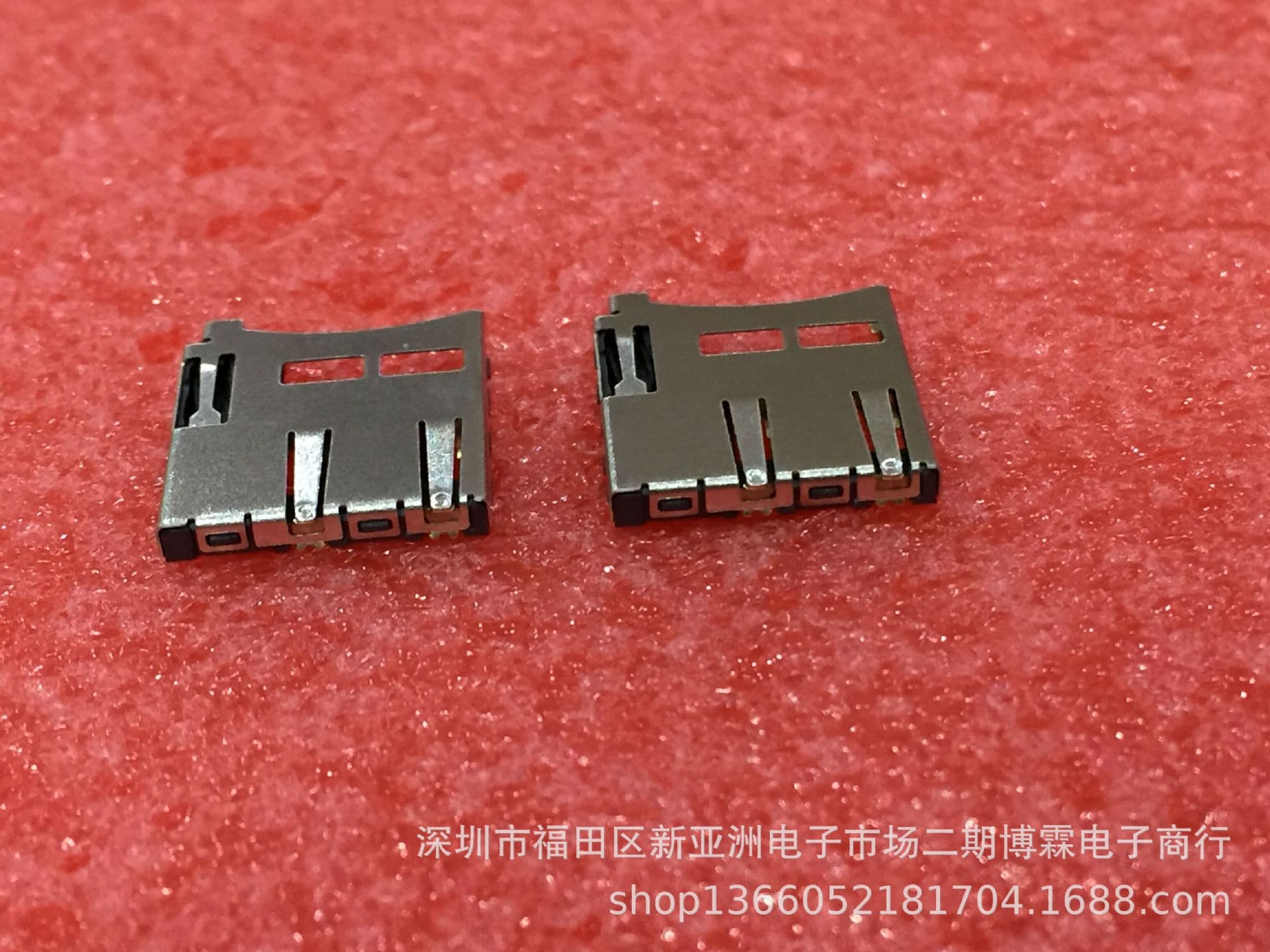 TF internal soldering self-ejecting card holder 8P SD memory card holder