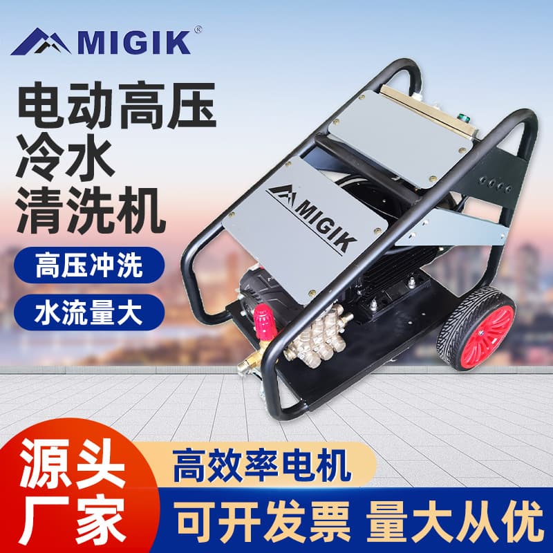 Industrial Grade Ultra-High Pressure Cold Water Cleaning Machine Car Washer Rust Remover Community Property Factory Water Gun Pump
