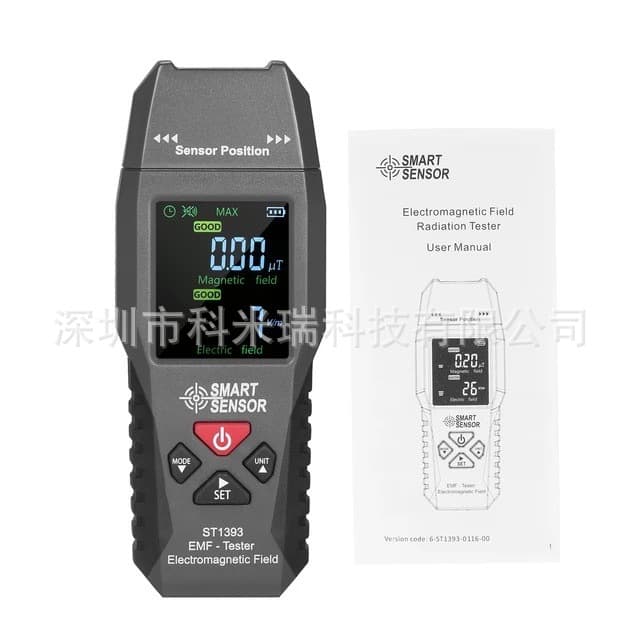 CEM ST1393 Electromagnetic Radiation Meter Electromagnetic Wave Meter Radiation Monitor Home Appliance Radiation Detector