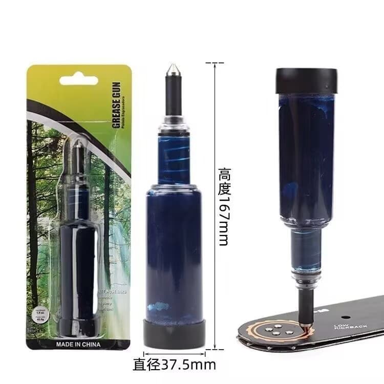 Chainsaw Grease Gun Quick Lubrication Easy Operation Maintenance Lubrication Expert Durable Effortless Chainsaw Lubrication Tool