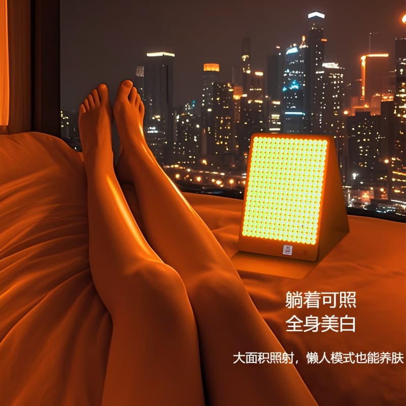 Cross-border LED red light therapy lamp physiotherapy instrument for skin care household infrared multi-function multi-part large row lamp for skin rejuvenation