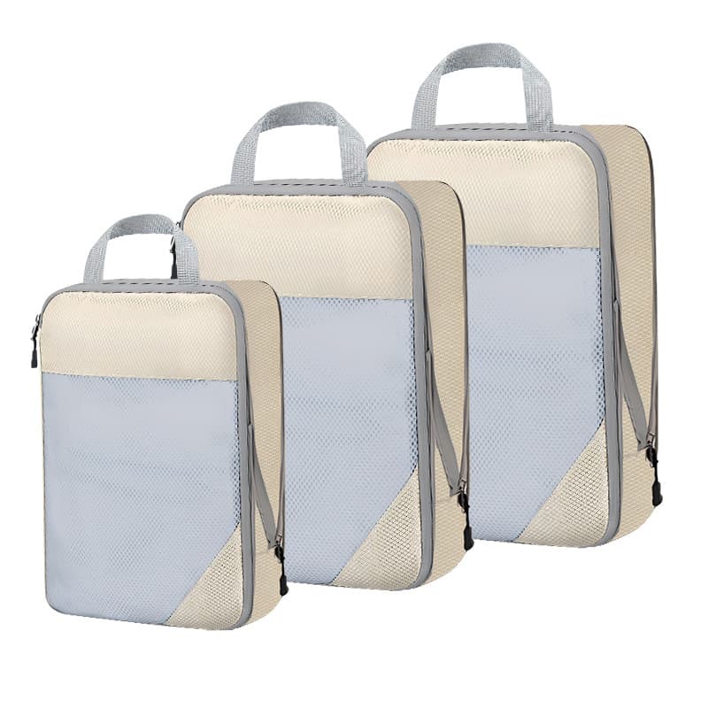 Travel Organizer Compression 8-Piece Set, Digital Toiletry Cosmetic Storage Bag, Clothes Shoes Luggage Travel Bag