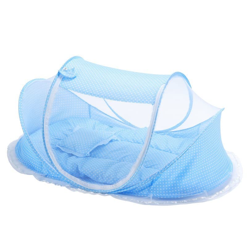 Cross-border Foldable Baby Mosquito Net, Dense Portable Mesh Cover Set for Baby Crib, Wholesale