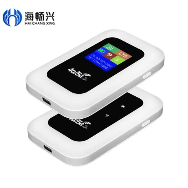 H806 4G Wireless Portable MiFi Color Screen Portable LTE Router with SIM Card Slot Supports Wireless WiFi