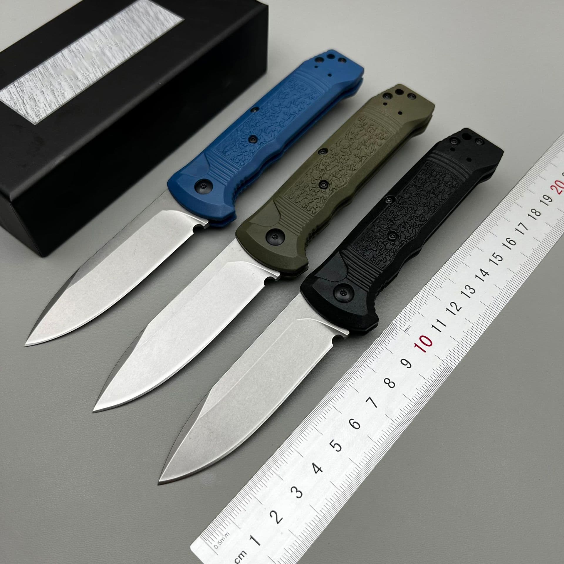 Cross-border Butterfly 4400BK Folding Knife Nylon Fiber Handle Folding Knife Utility Knife Outdoor Camping Portable Pocket Knife