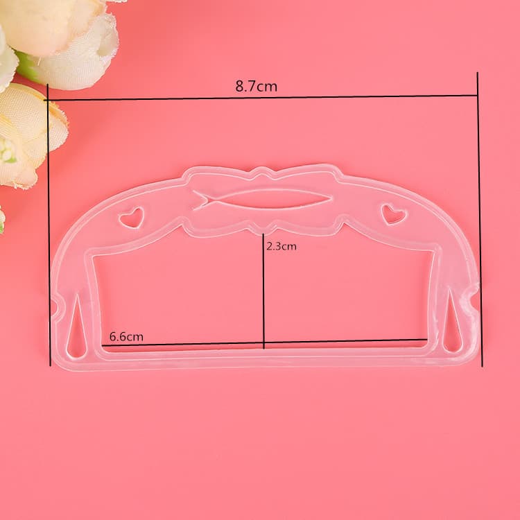 Carton Buckle Supply Coil Notebook Handle, Laptop Plastic Handle, Sketchbook Handle 8.7*4.2 cm