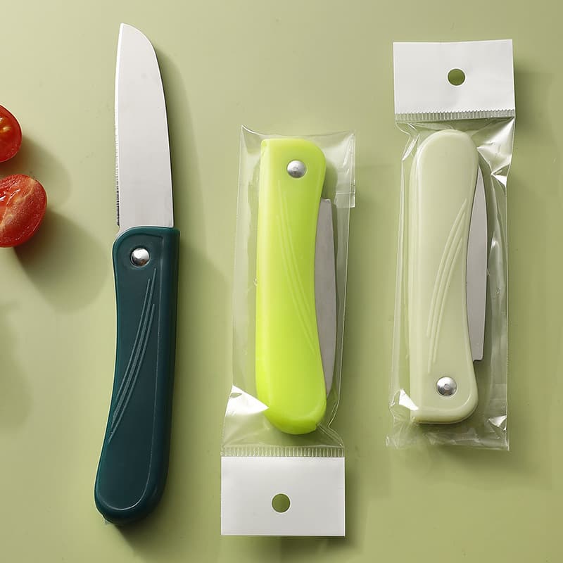 Folding Fruit Knife, Portable Pocket Knife for Home, Sharp Small Knife for Dormitory Use, Student Peeling Knife
