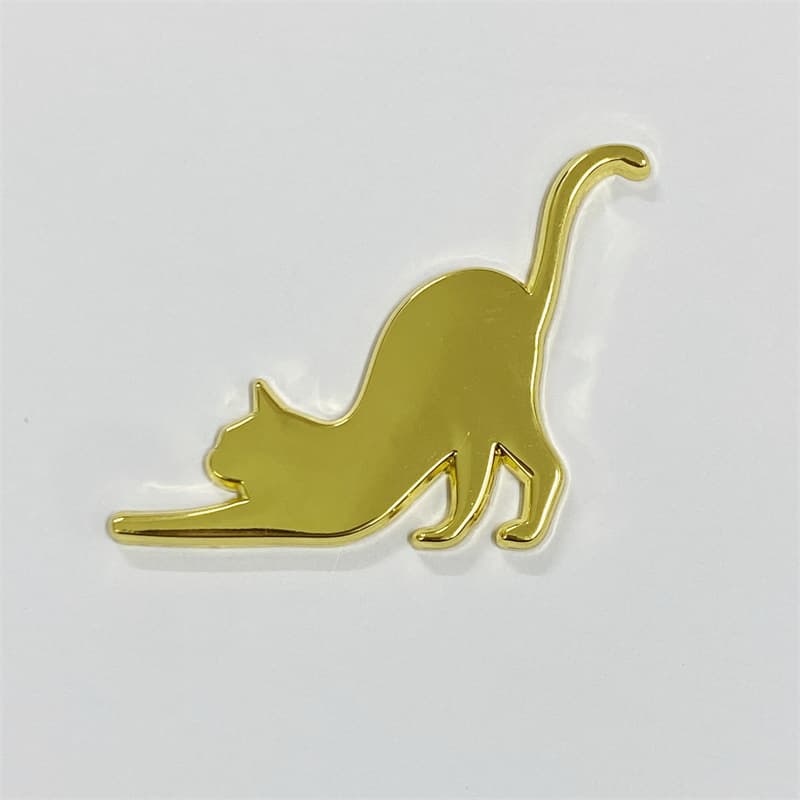 Car Personalized Pet Emblem Metal Car Sticker Tail Badge Side Decal Scratch Cover Cute Waterproof Decal