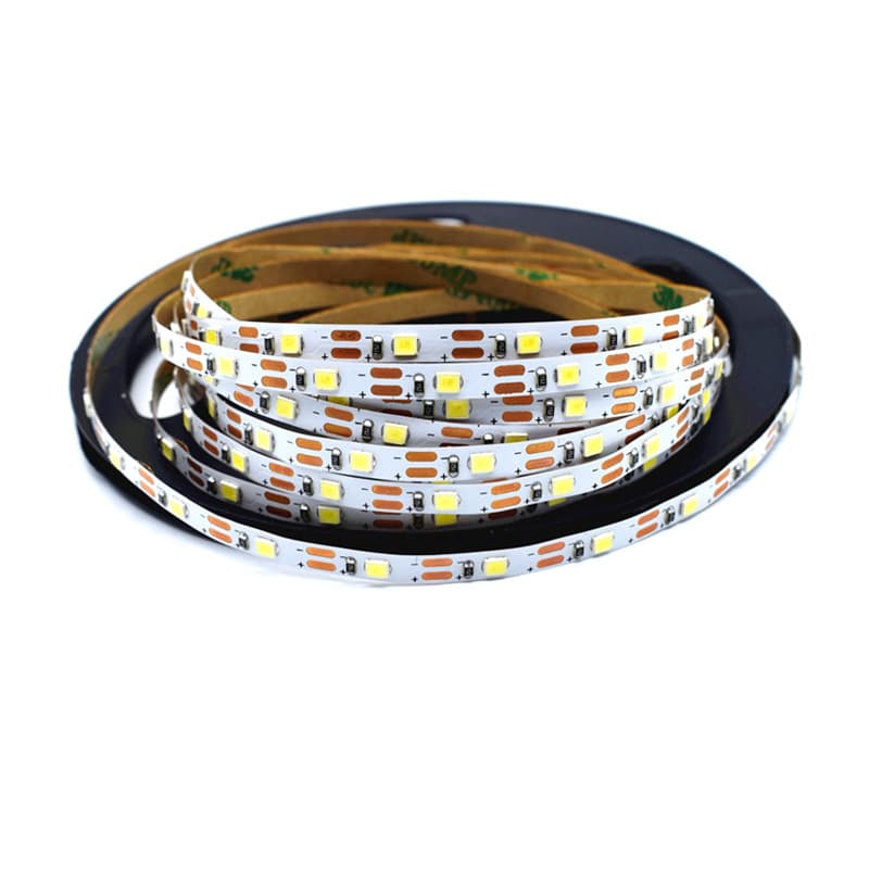 LED Strip Cuttable per LED, 5V 60/120 LEDs Single Color for Makeup Mirror